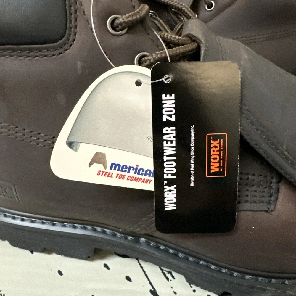 WORX by Red Wing Shoes Boots 5486-1 Steel Toe Electrical Hazard Boots Size 14 M